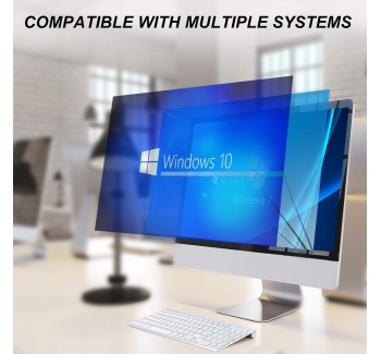 Wireless Keyboard, Wireless Connection, with Number Keyboard, Quiet Typing, Full Size Stable Connection Keyboard - Ergonomic Design, for Windows PC, Laptop, Android, Chrome, Tablet, Smart TV (White)
